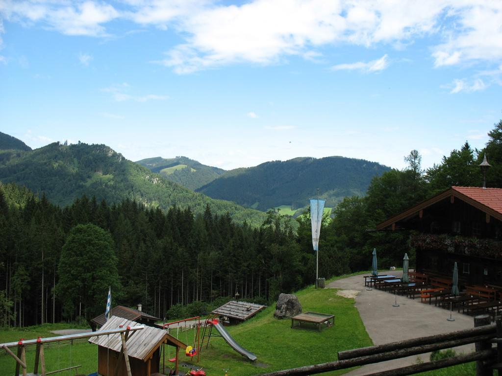 Almbruennerl Die Almhuette Auf Der Raffner Alm Villa Ruhpolding Phòng bức ảnh